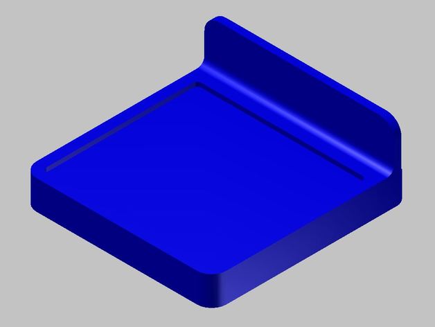 Display shelf for 3D printed model
