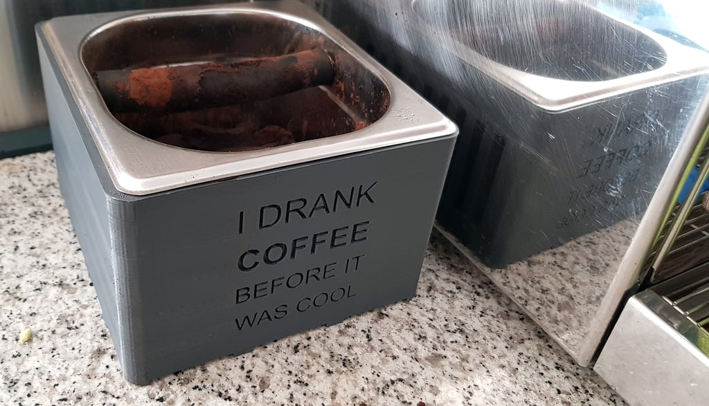Espresso Knock Box (Coffee Grind Disposal Bin)