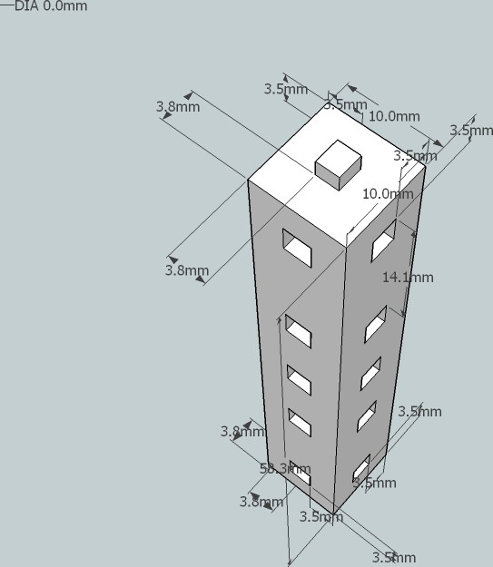 Structo double length building block