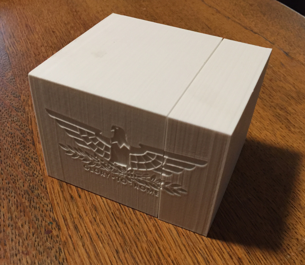 Parametric Card Box with Lid and Logo