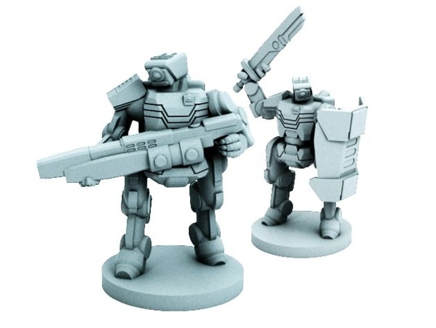 Cseries Cyclops Automated Militia 18Mm Scale
