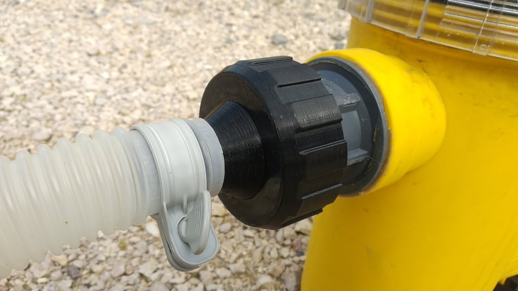Intex adaptor hose to std pool Union connector (2.5")