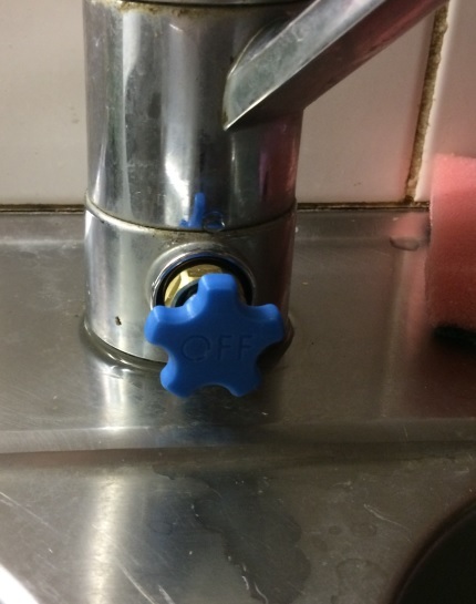 Water knob for dishwasher