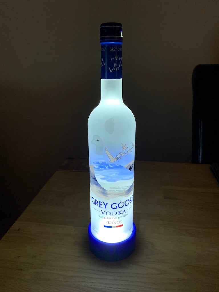 Grey Goose Vodka Illuminated LED Display Stand