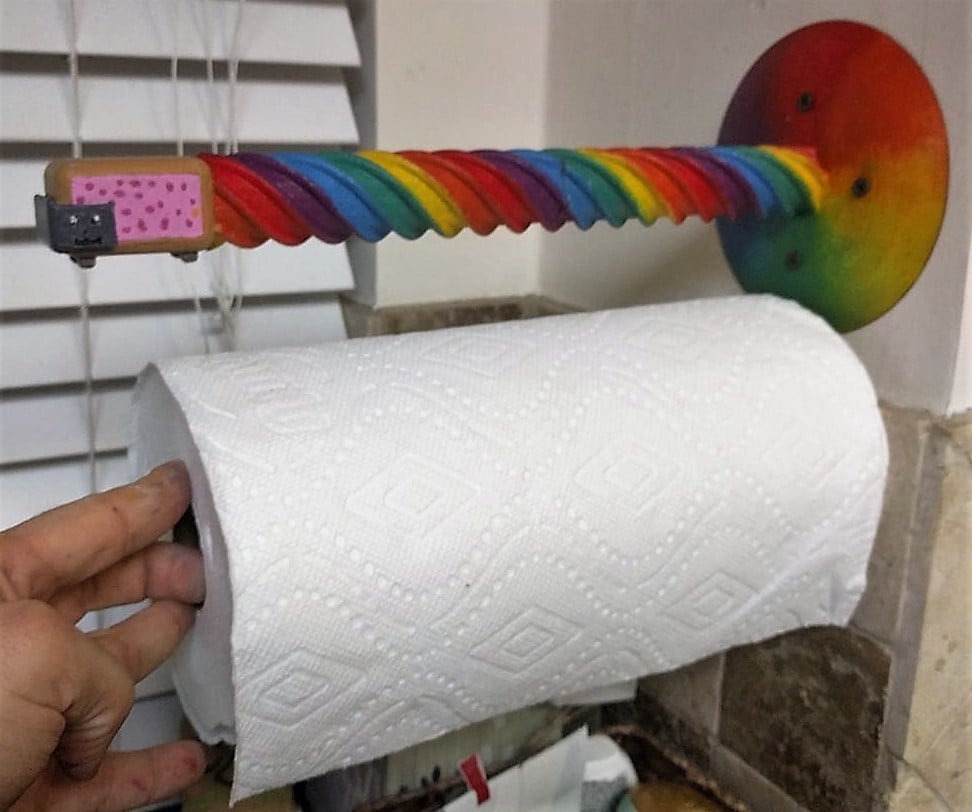 Nyan Cat Paper Towel Holder