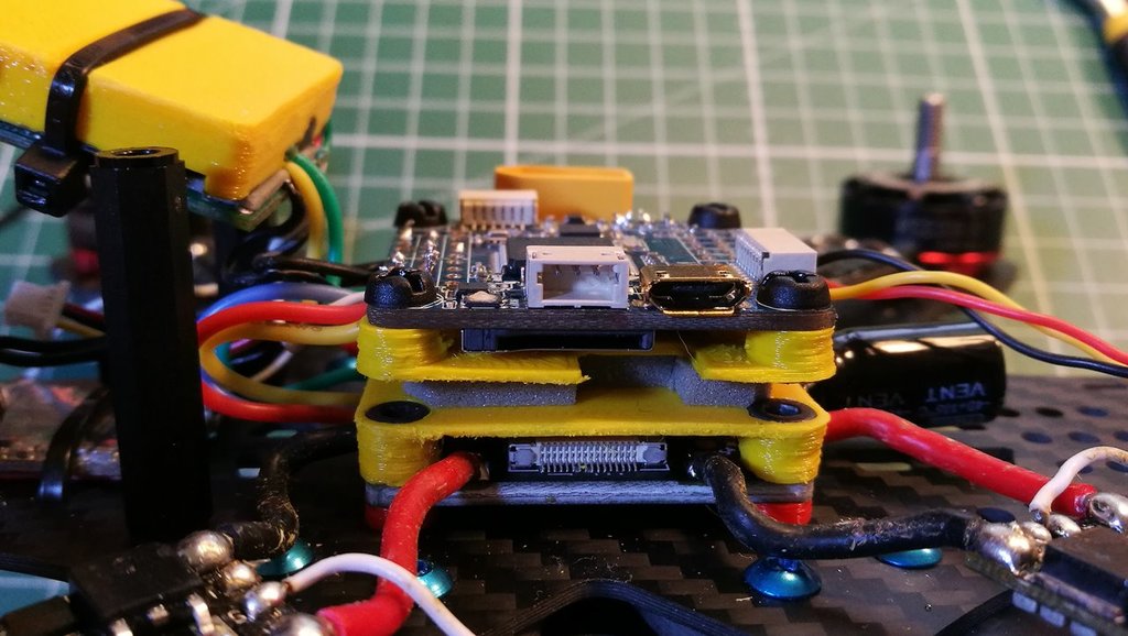 Flight Controller Soft Mounting for adhesive pads