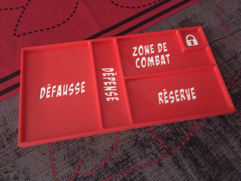 Quarriors Dice Tray in French