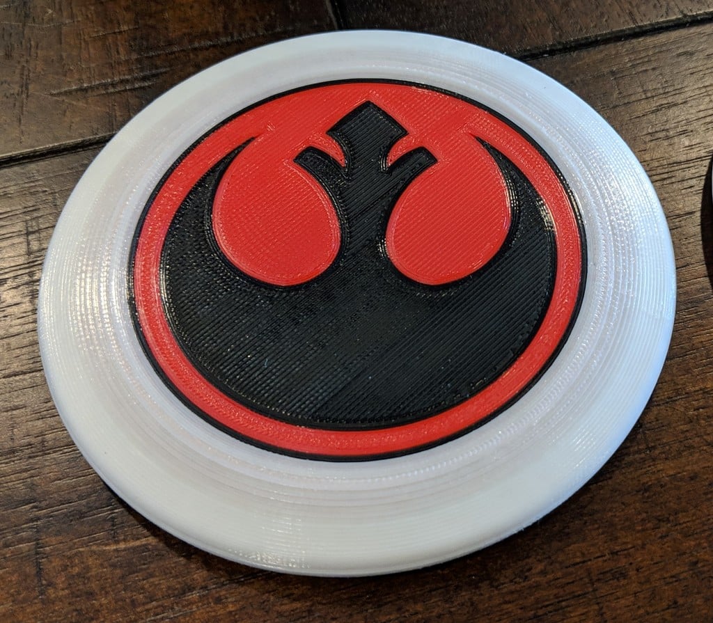 Multicolor Star Wars Disc Golf Marker Disc (Rebel Alliance logo)