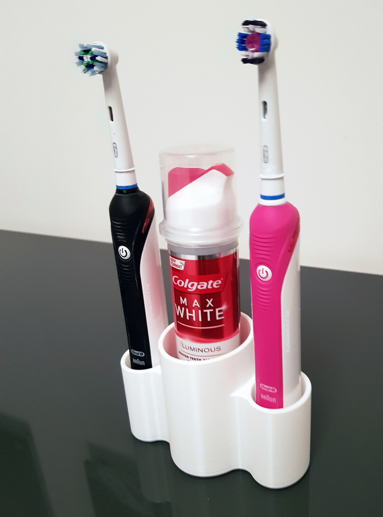 Electric Tooth brush & Tooth paste Holder