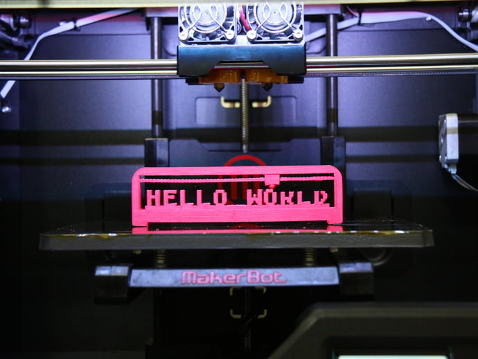 3D Printing Text Plate