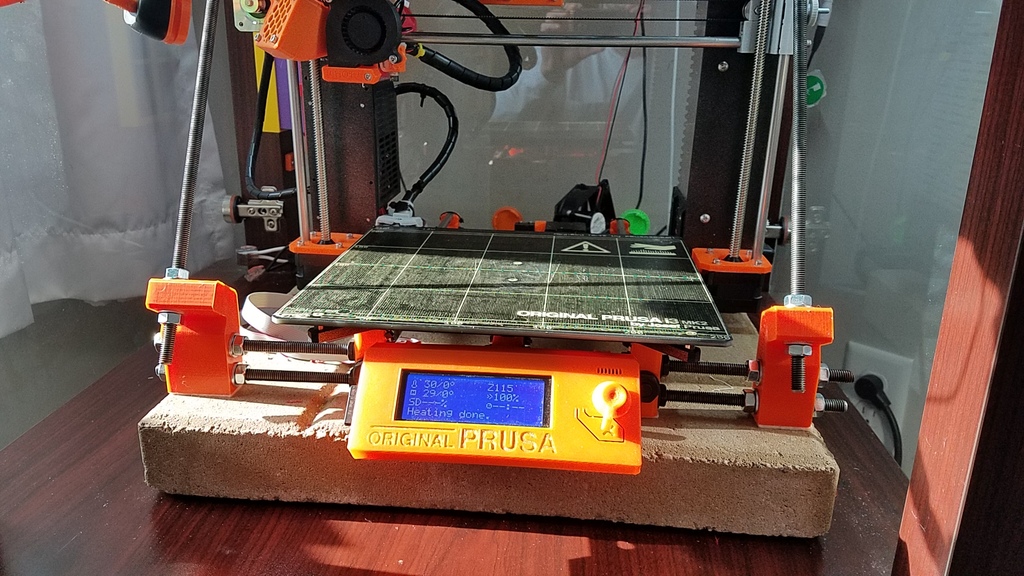 Prusa i3 mk2 z axis brace stabilizer with noctua fan mod and enclosure