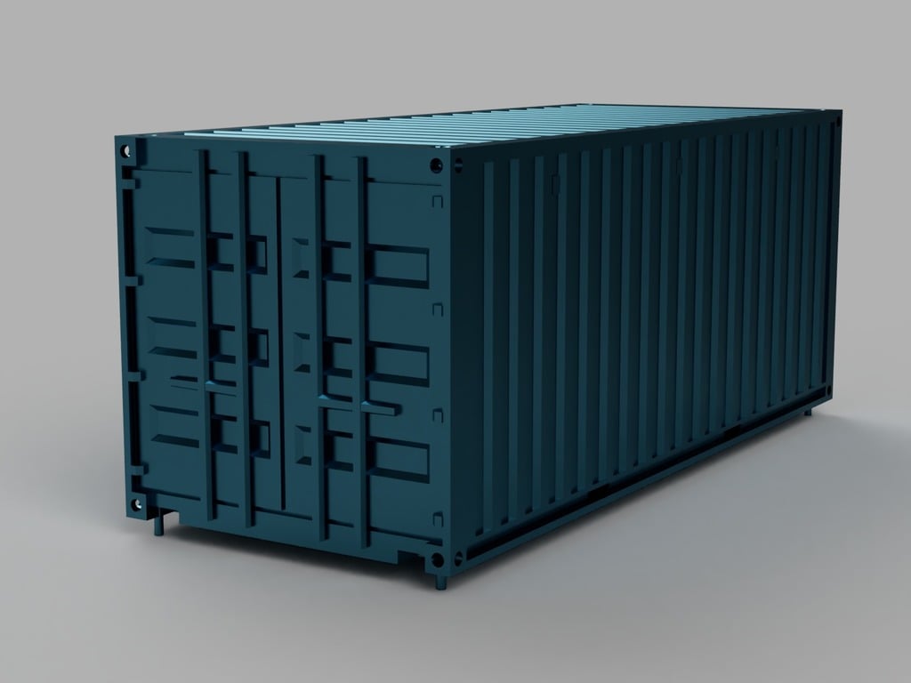 HO scale container 20ft (piko-compatible) 
