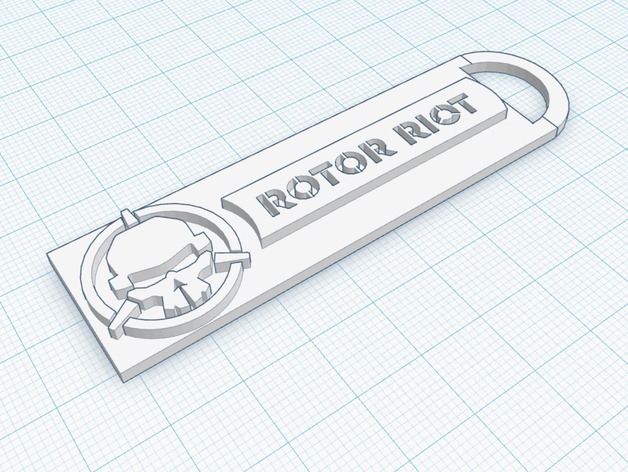 Rotor Riot Key Chain