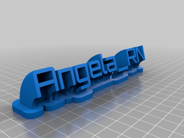 Angela RN Nameplate