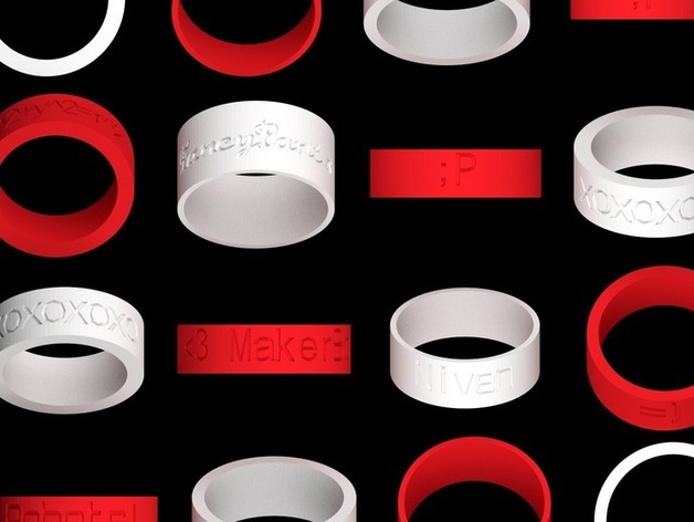 Customizable Ring - inside and out