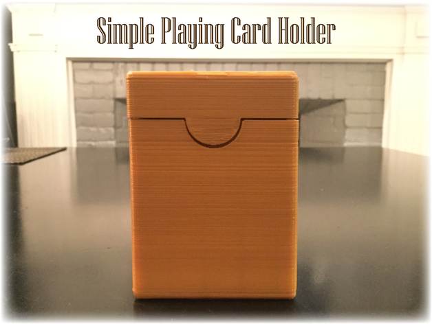 Simple Playing Card Holder