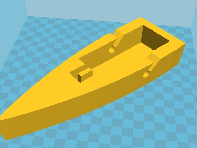 Improved rubber band boat