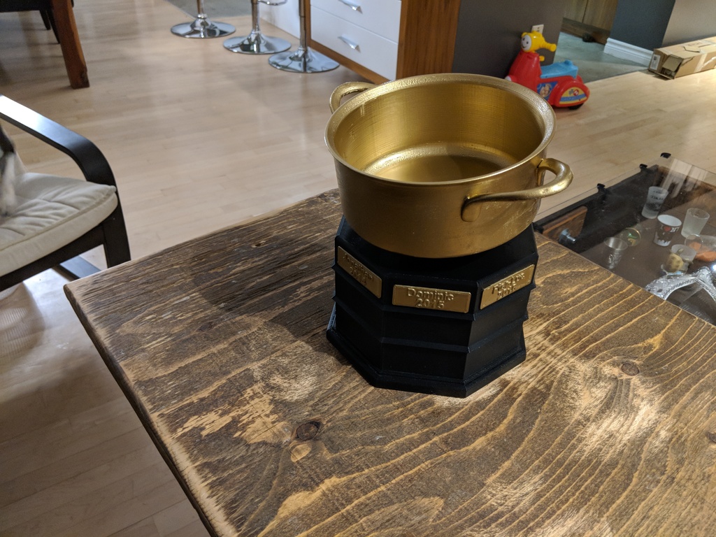 Cooking contest trophy