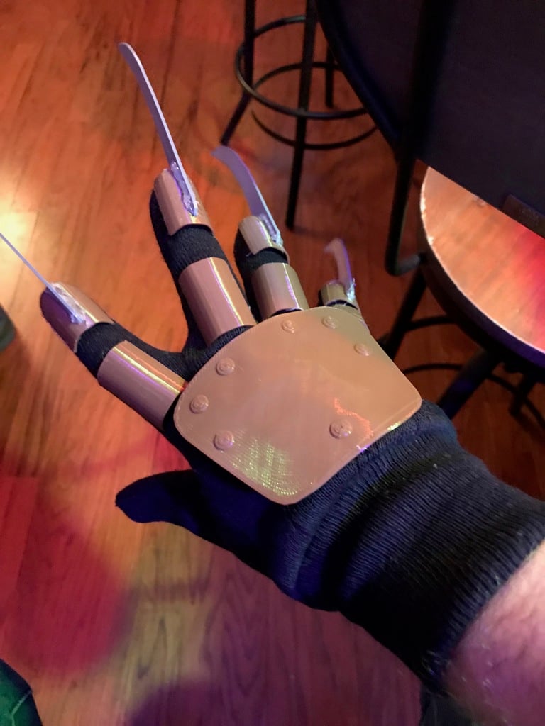 Freddy Krueger Glove Parts