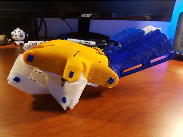 eNable 3D Printed Prosthetic Hand "Reverse Grip"