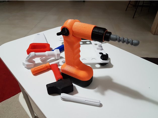 toy tool : Cordless screwdriver / drill