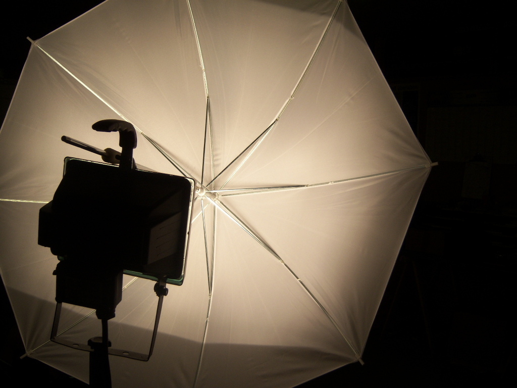 Photo-Umbrella fastener for light-stand