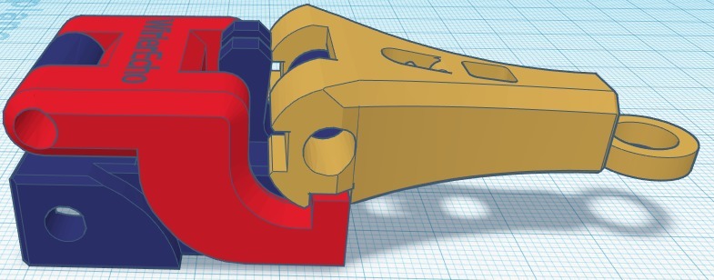 3D Printable Folding Iron Sights Remix 