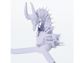 Lady Vengace Headphone Stand 3D model