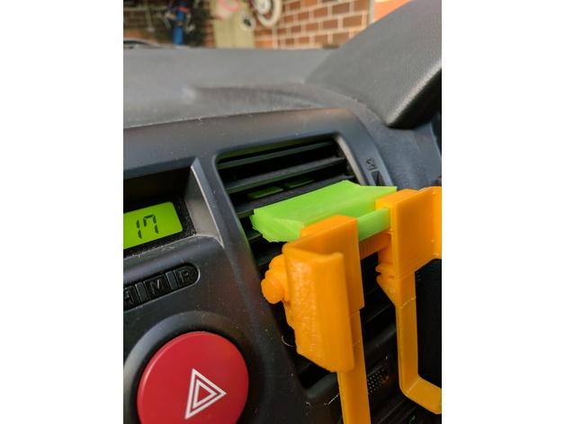 Adjustable car phone holder (different clip)