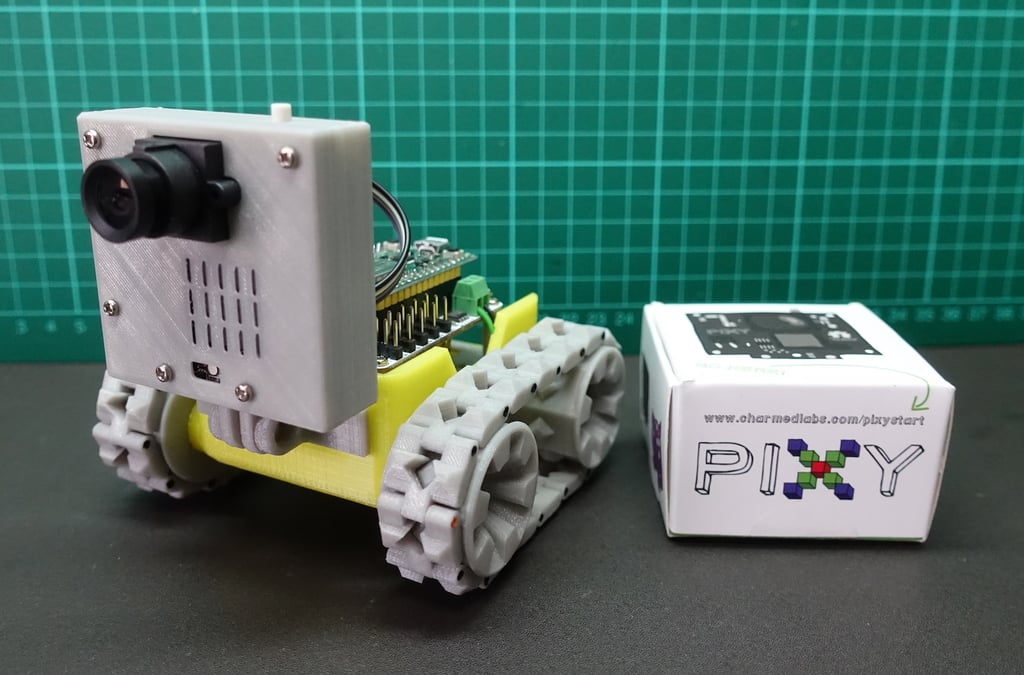 SMARS modular robot + Pixy CMUcam5