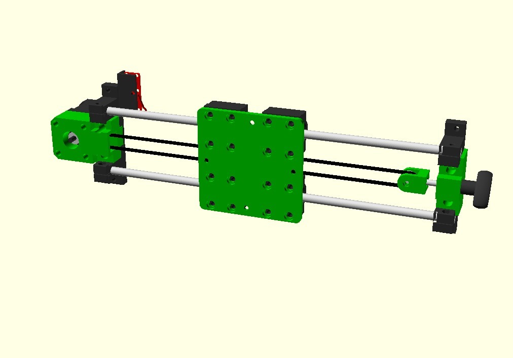 X axis for DIY 3D printer V1.2