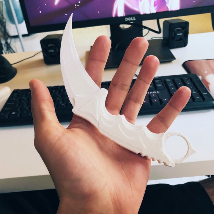 3D Printed Knife Karambit [Awesome and 100% useful]