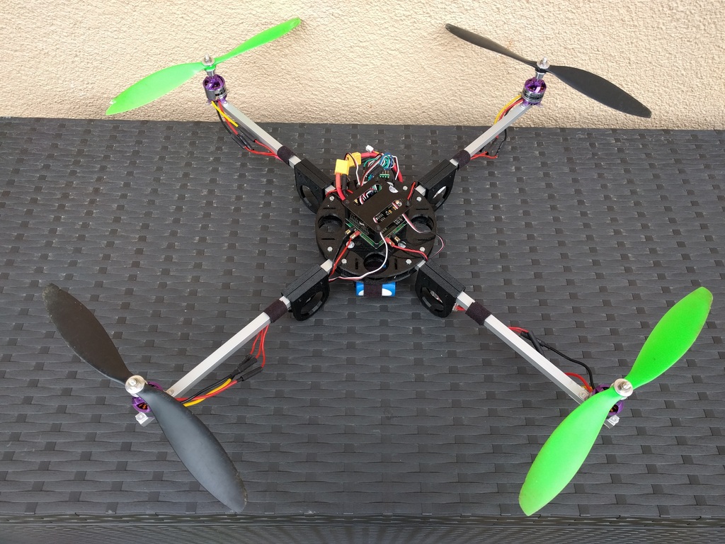 10mm ALU profile quadcopter