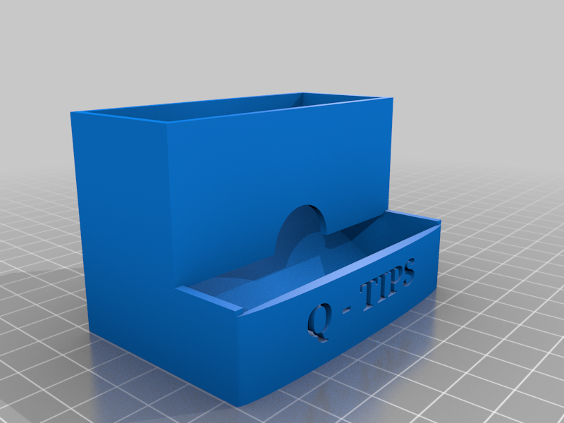 Q-Tip Dispenser Box
