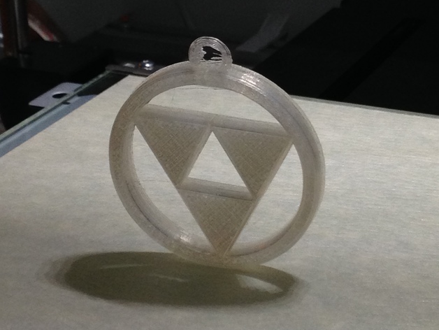 Legend of Zelda Simple Triforce Pendant