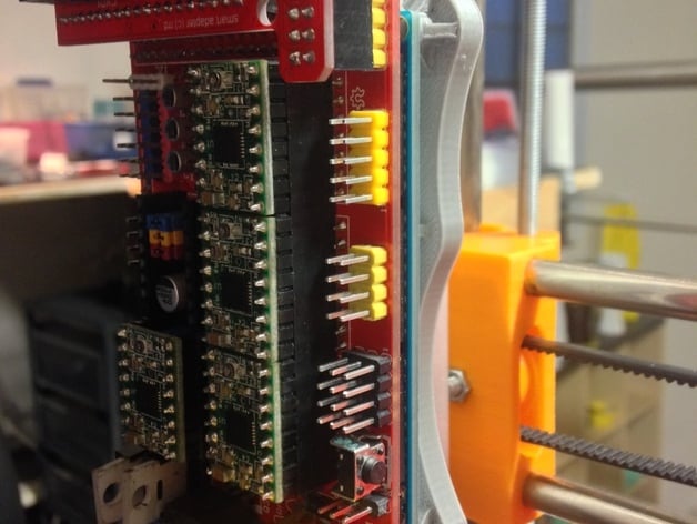 Arduino MEGA + RAMPS holder (T-slot frame) + K8200 rail adapt