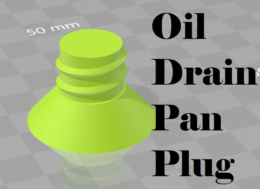 Oil Drain Pan Plug