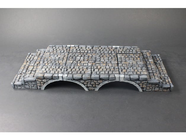 Image of OpenLOCK Stone Bridge (Set 7) No Walls
