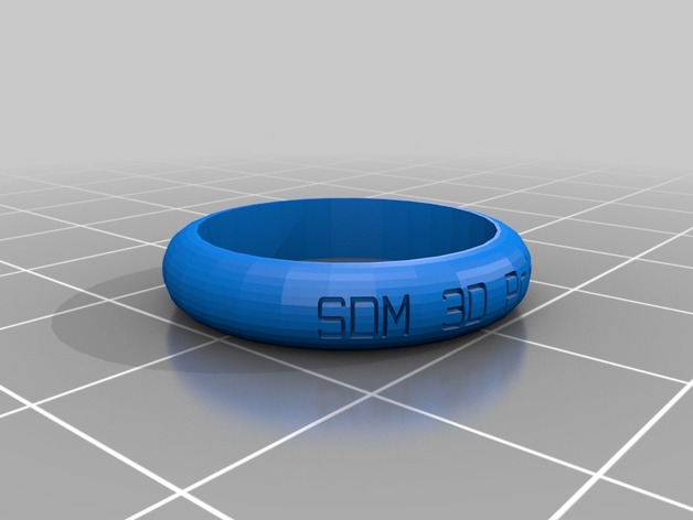 SDM 3D - Ring Band Creation Script - USA sizes Customizer
