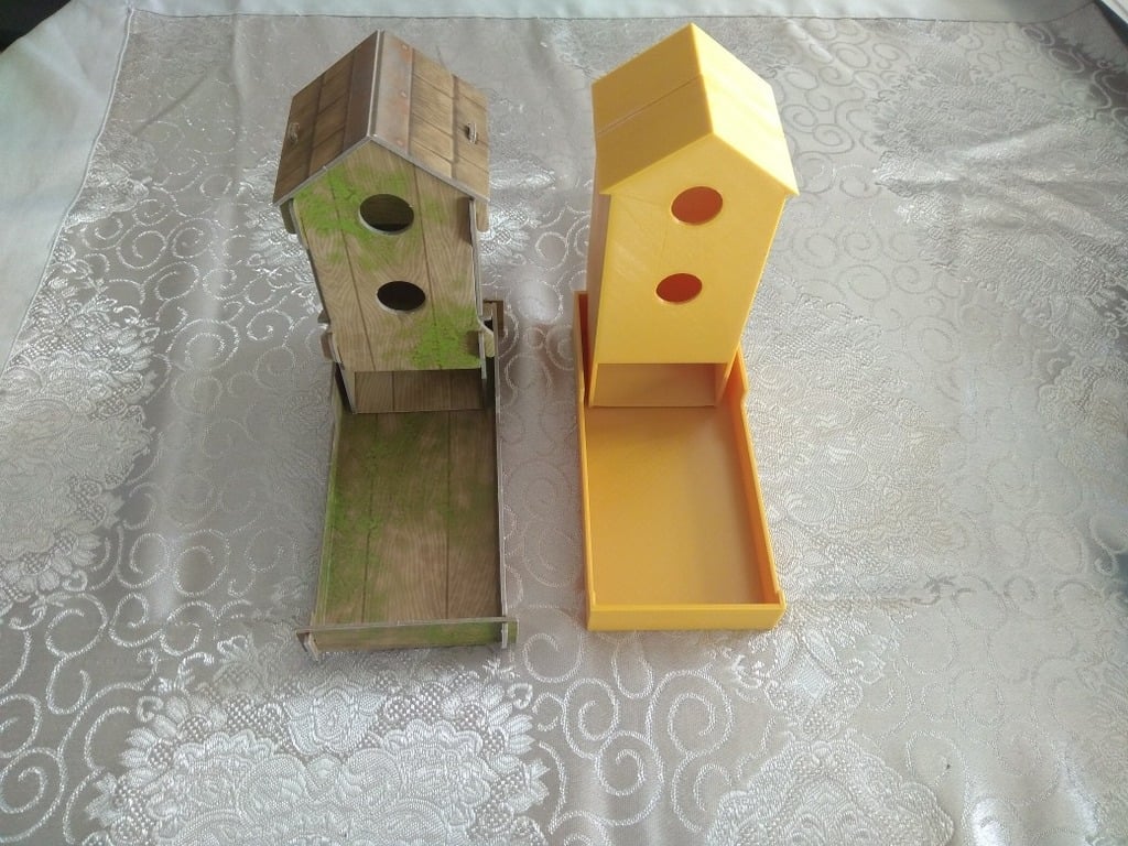 Wingspan board game bird-feeder dice tower