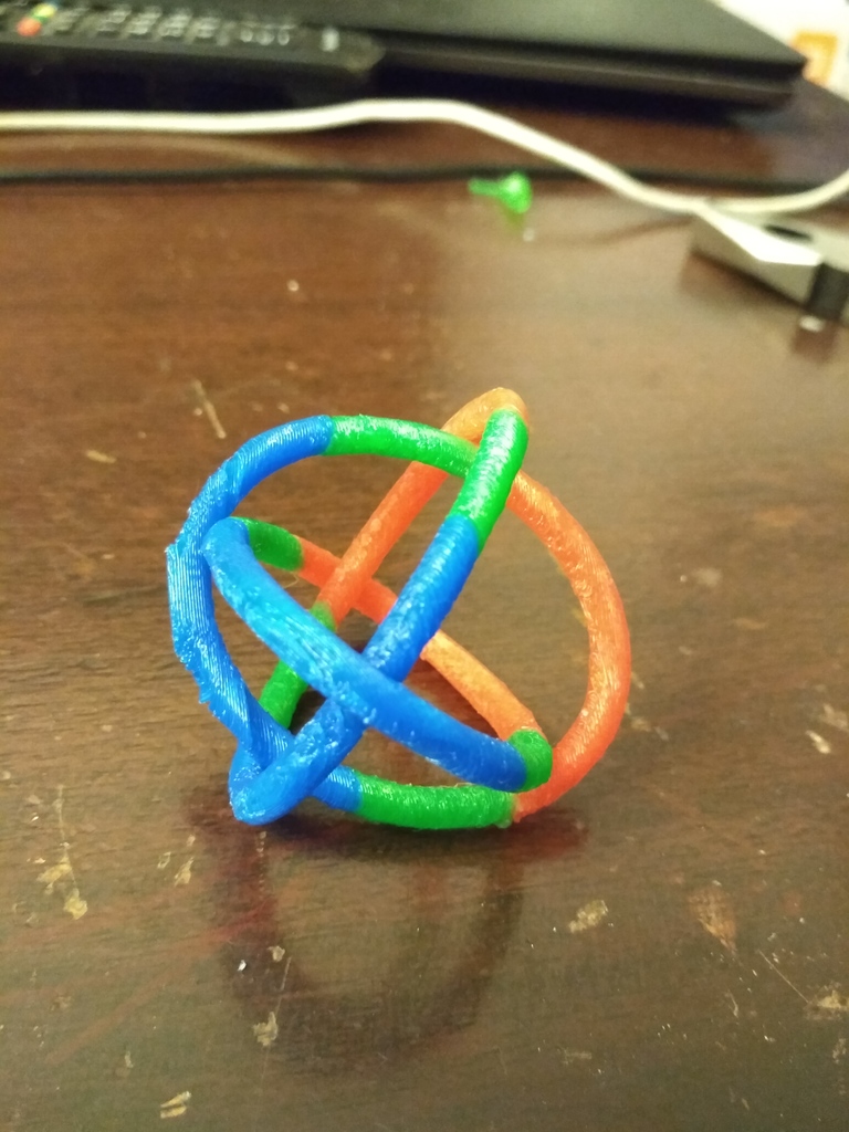 Borromean rings with Support (printable version)