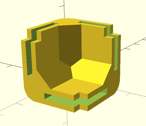 Parametric Mini Modular Framing System - Corner Block and Rail