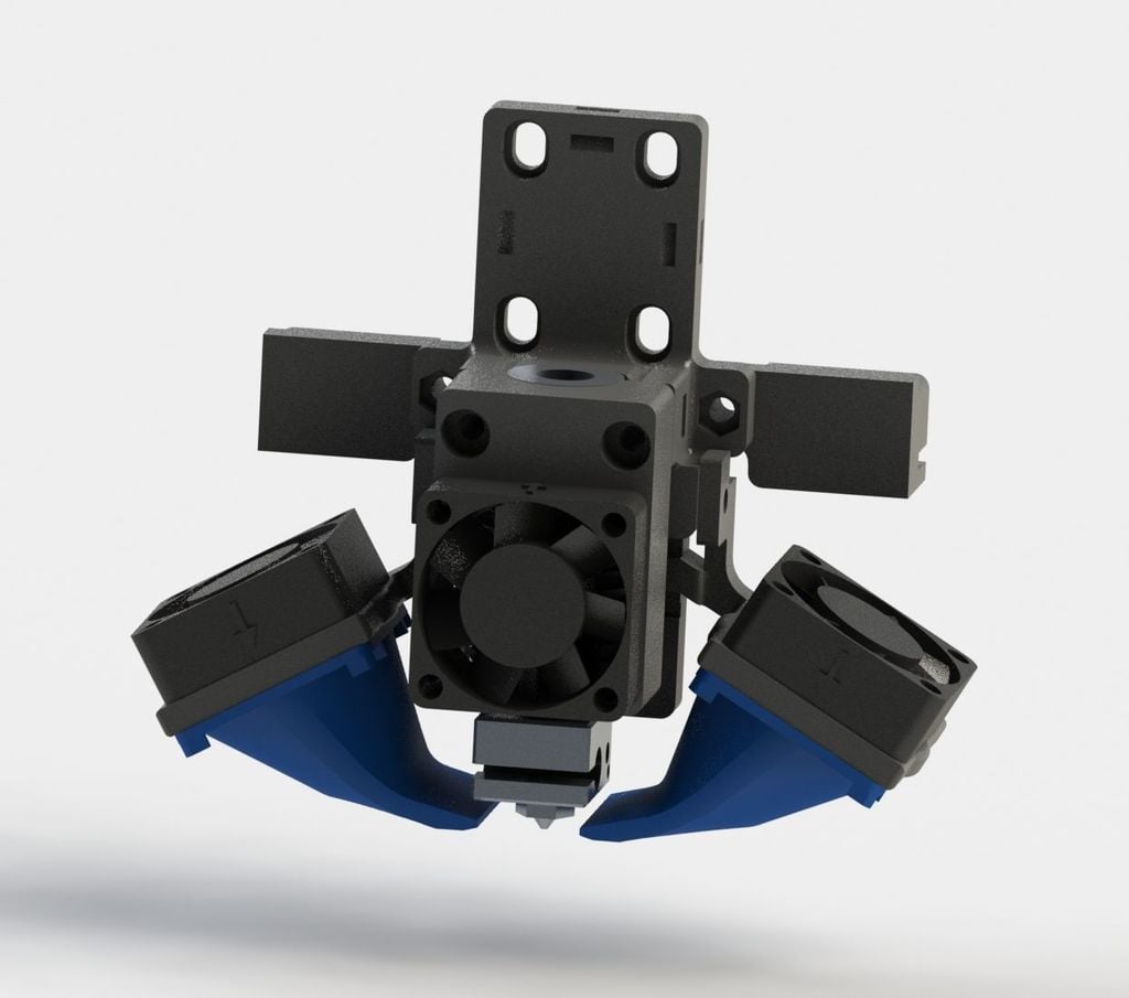 Anet A8 E3D V6 Mount Lightweight with LED Light