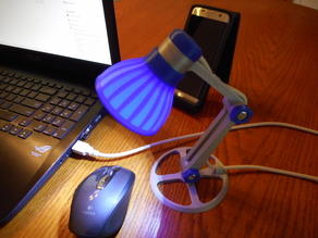 USB desk lamp 3D model