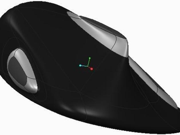 Concept computer mouse with touch controls