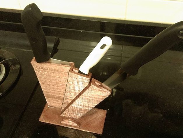 Cutting board & knife rack