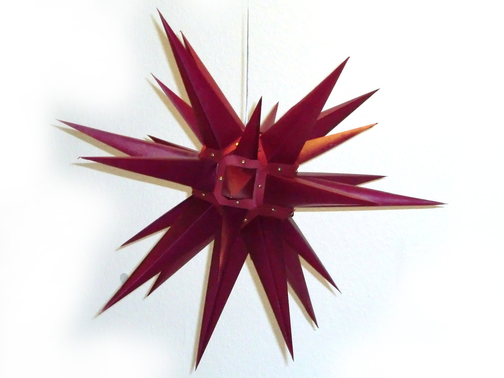 Moravian Star Herrnhuter Stern By Jtronics Thingiverse