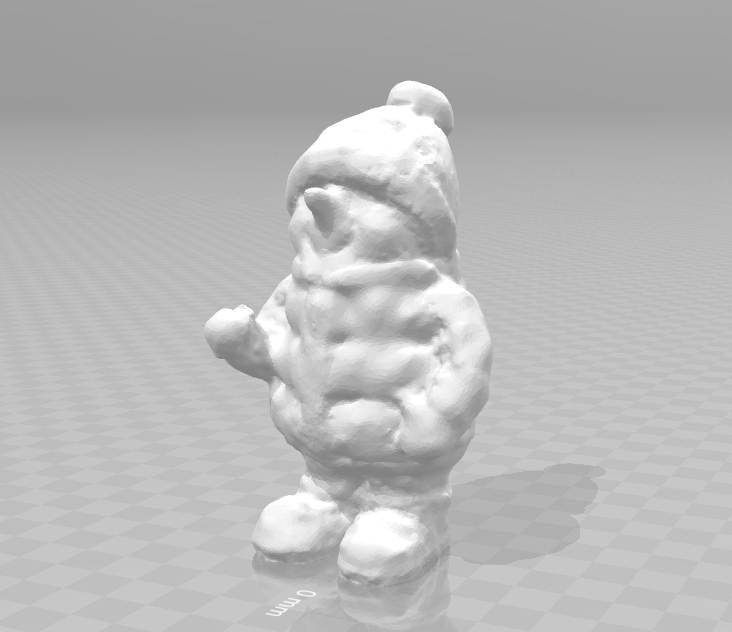 Frosty statue