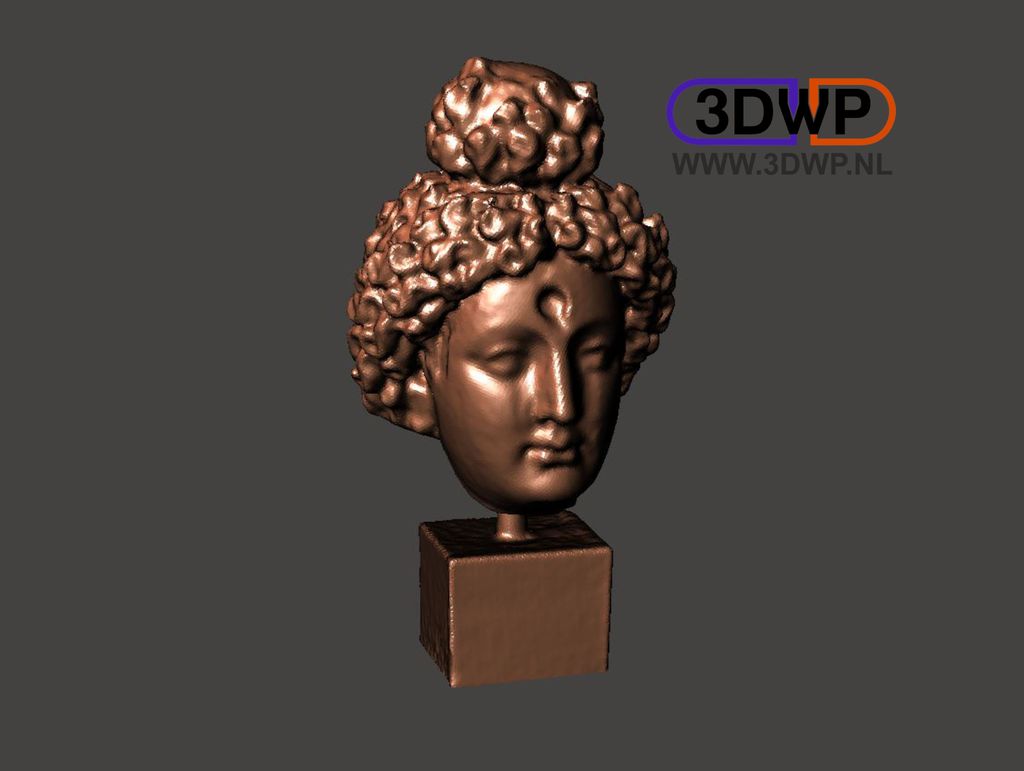 Head Of Buddha 3D Scan (Bodhisattva Sculpture)