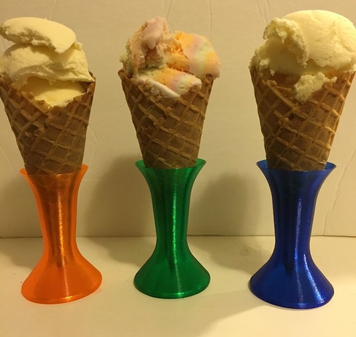 Ice cream cone holder/stand 